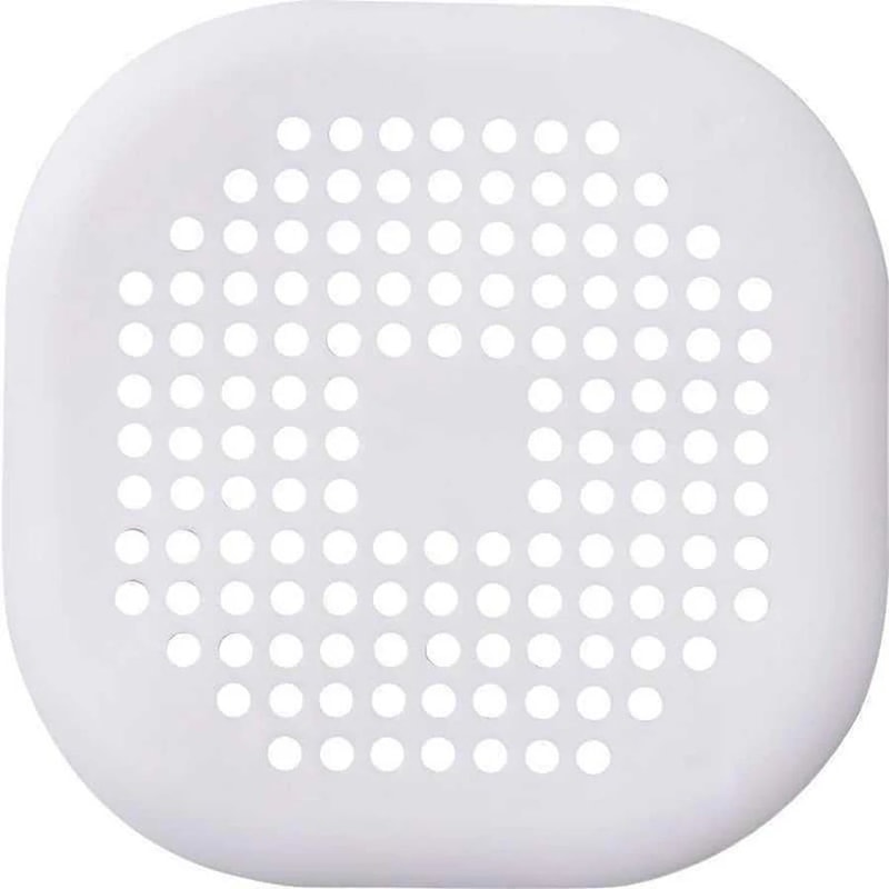 ClearFlow Square Silicone Drain Cover Bathroom Hair Catcher AntiClog Drain Filter 5