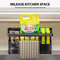 Multifunction Kitchen Sink Organizer With Drain Rack Sponge Holder 0