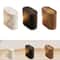 Nordic Marble Slim Bathroom Trash Can With Press Lid OdorProof Narrow Wastebasket 4