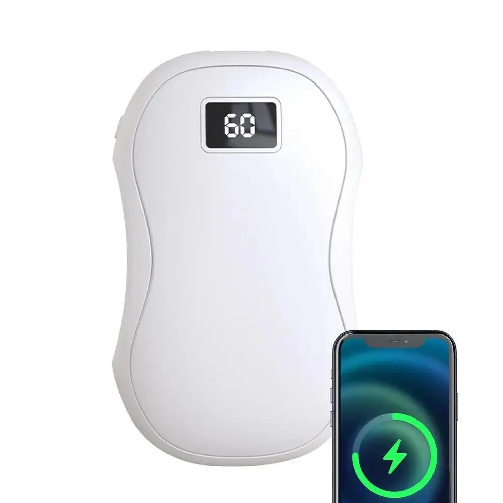 50000mAh Portable Electric Hand Warmer Rechargeable LongLasting Winter Heat 5