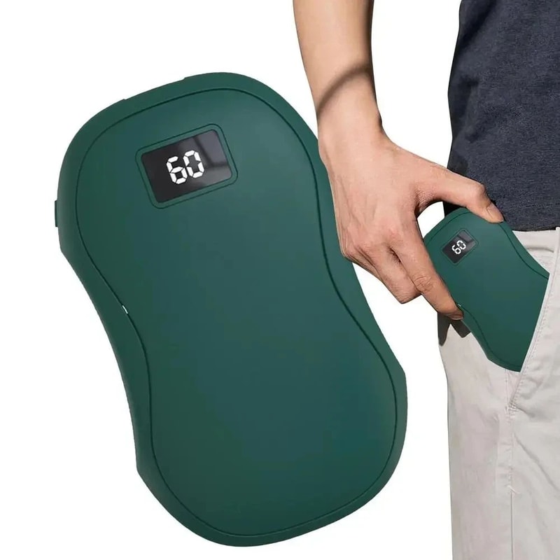 50000mAh Portable Electric Hand Warmer Rechargeable LongLasting Winter Heat 6