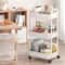 MultiFunctional Rolling Storage Cart With Wheels Slim Kitchen Storage Cart Organizer 1