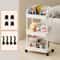 MultiFunctional Rolling Storage Cart With Wheels Slim Kitchen Storage Cart Organizer 6