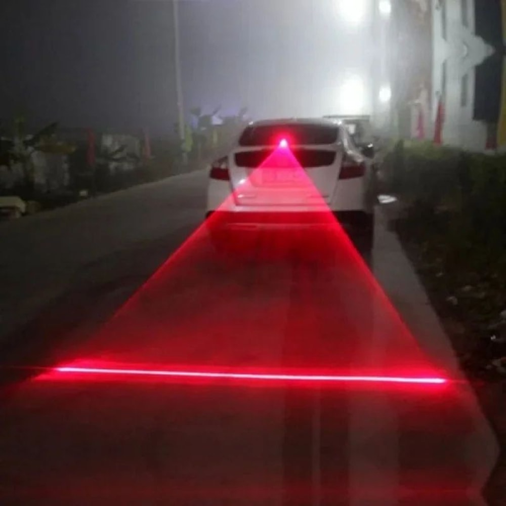 LED Car Laser Fog Light AntiCollision Rear Warning Brake Safety Lamp 0