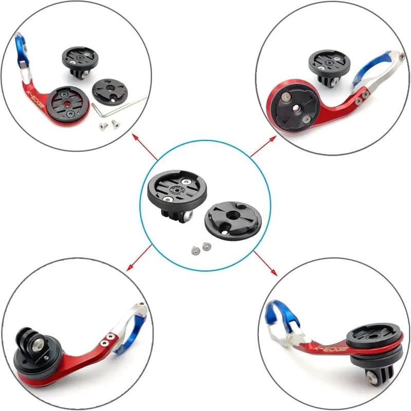 DOMEN Integrated Bike Computer Mount With GoPro Headlight Adapter 2