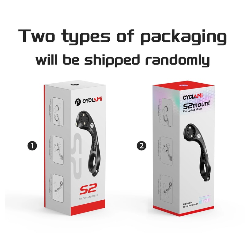 CYCLAMI S2 Bike Computer Mount With Headlight Bracket For Garmin GPS Devices 5