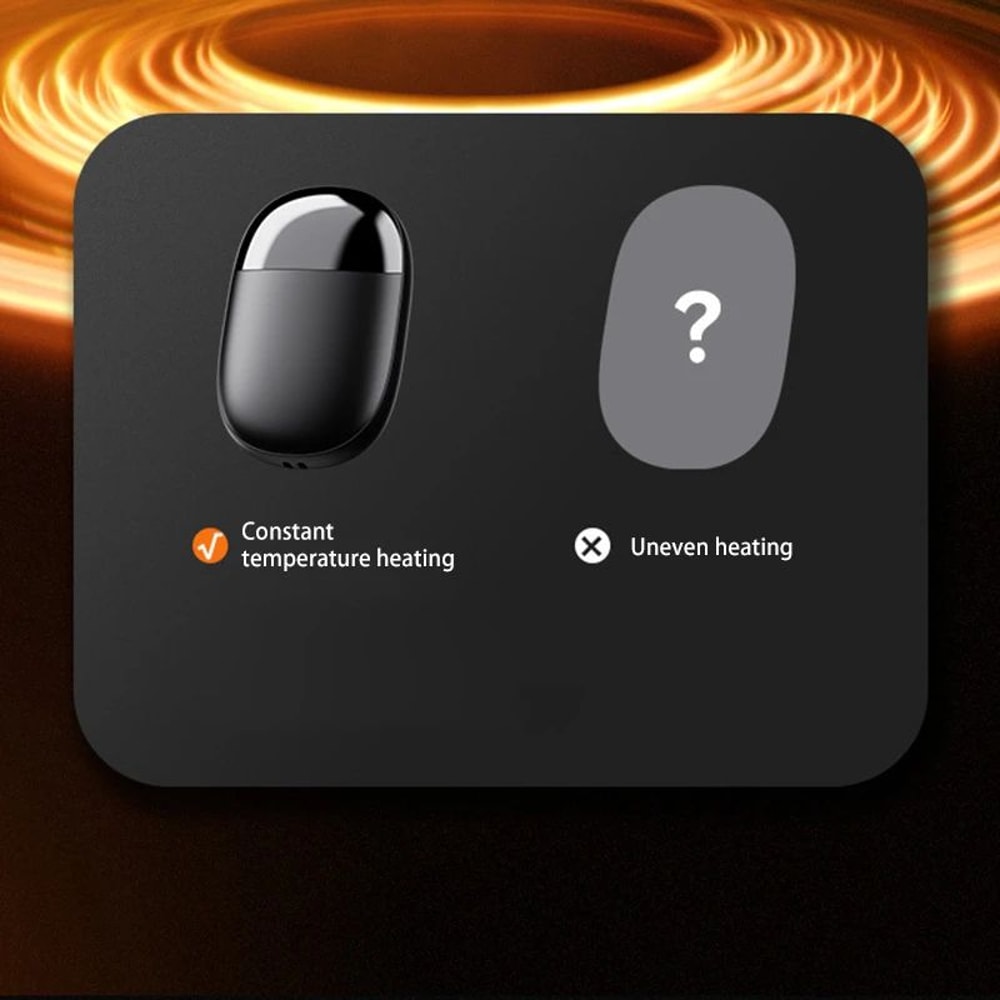 Digital Display Portable Hand Warmer DoubleSided Rechargeable Winter Heater 4