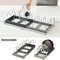 Expandable Pots And Pans Organizer Stainless Steel Cabinet Storage Rack 4