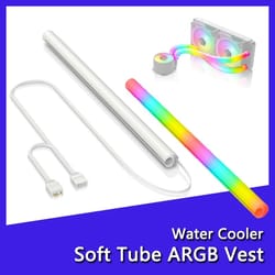 argb water cooling tube cover – 5v 3pin soft hose sleeve for diy pc builds