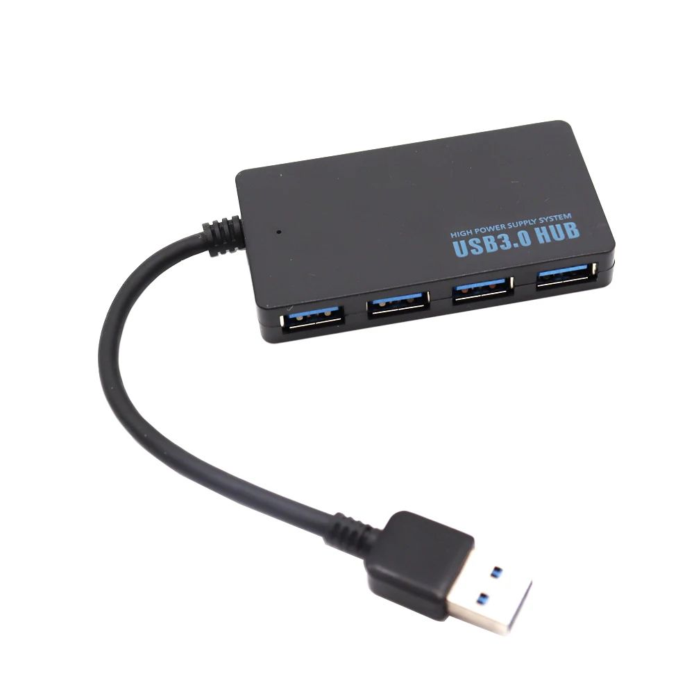 HighSpeed 4Port USB 30 Hub With TypeC Adapter For Laptop And PC 3