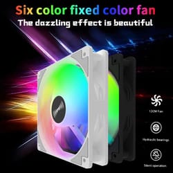 120mm rgb pc case cooling fan 12v high-airflow computer cooler