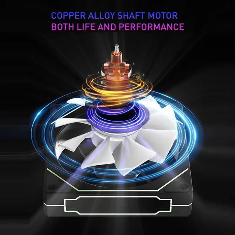 LDPCSJ PRISM 4 PRO 120mm ARGB PWM PC Cooling Fan Quiet 452CFM 3