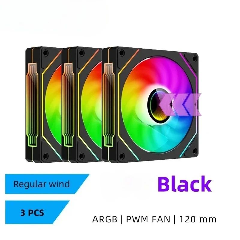 LDPCSJ PRISM 4 PRO 120mm ARGB PWM PC Cooling Fan Quiet 452CFM 5