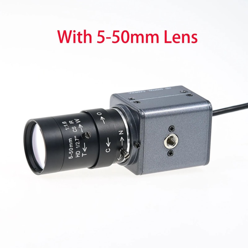 IMX179 8MP HD USB Camera Module With Varifocal CS Lens 3264x2448 6