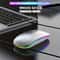 Dual Mode Rechargeable Silent Wireless Mouse With LED Backlight 1