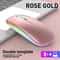 Dual Mode Rechargeable Silent Wireless Mouse With LED Backlight 6