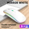 Dual Mode Rechargeable Silent Wireless Mouse With LED Backlight 8