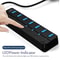 HighSpeed USB 30 MultiPort Hub With 100cm Cable For Laptop And PC 1
