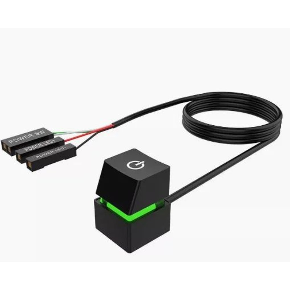 External PC Power Button With Blue LED And 18m Extension Cable 3