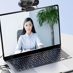 professional 1080p hd usb webcam with built-in microphone for laptop and desktop