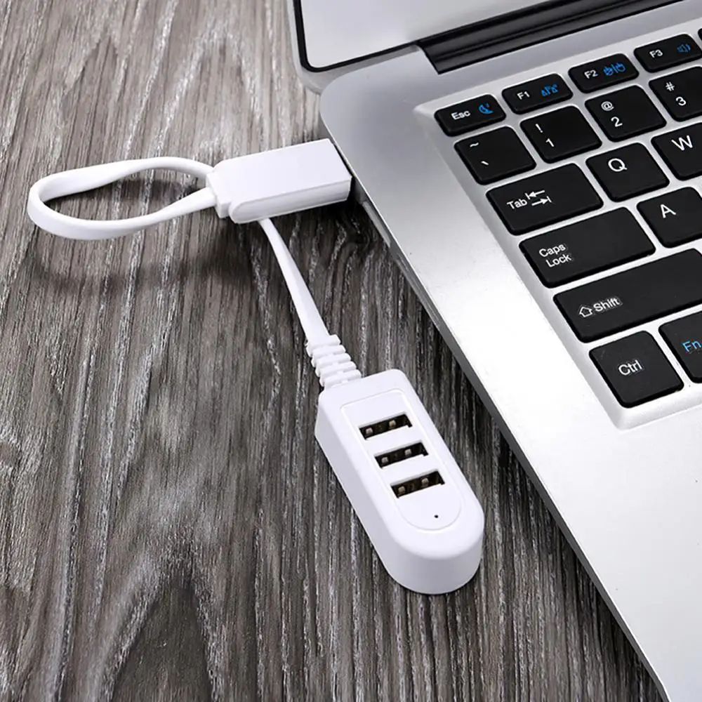 MultiPort USB Charging Hub 30cm Cable USB 20 Splitter Power Only 0