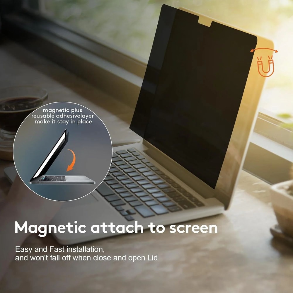 Magnetic MacBook Privacy Screen Protector For MacBook Air 136 And MacBook Pro 14 1