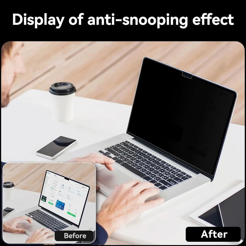Magnetic MacBook Privacy Screen Protector For MacBook Air 136 And MacBook Pro 14 2