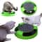 Interactive Cat Turntable Roller Toy With Scratcher And Track Ball 0