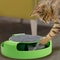 Interactive Cat Turntable Roller Toy With Scratcher And Track Ball 2
