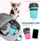 500ML Portable Dog Water Bottle With Foldable LeakProof Bowl 3