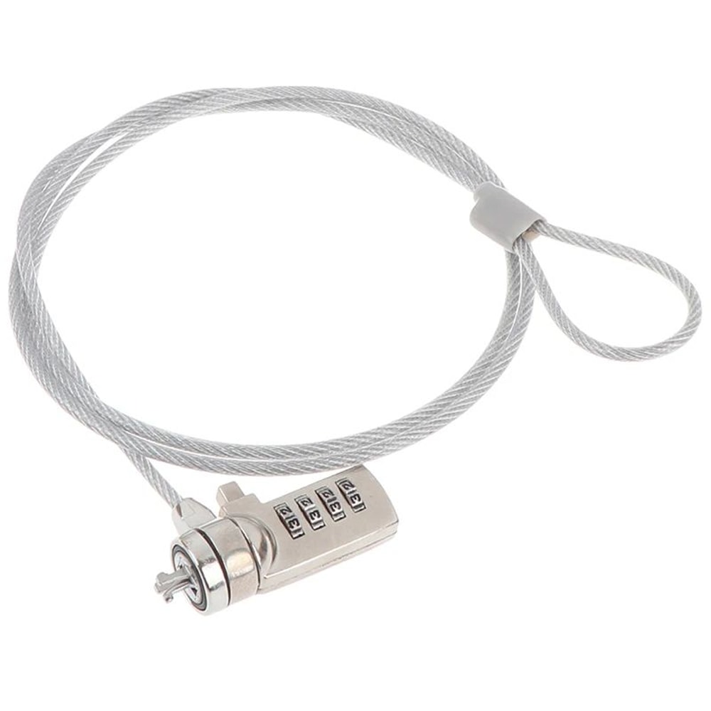 Premium 4Digit Combination Laptop Security Lock AntiTheft Cable Chain For Notebooks PCs 5