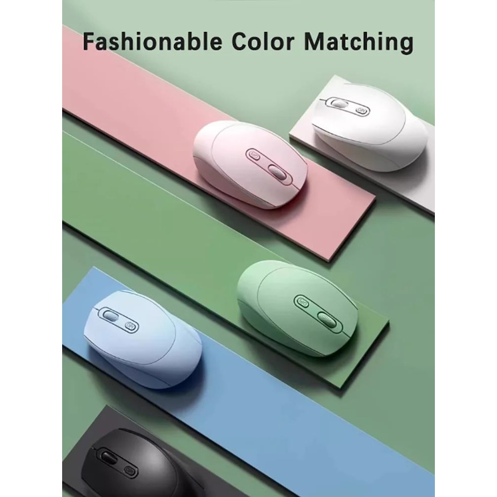 EliteGlow Rechargeable Wireless Gaming Mouse With Bluetooth 52 RGB Backlight 1600 DPI Precision F 1