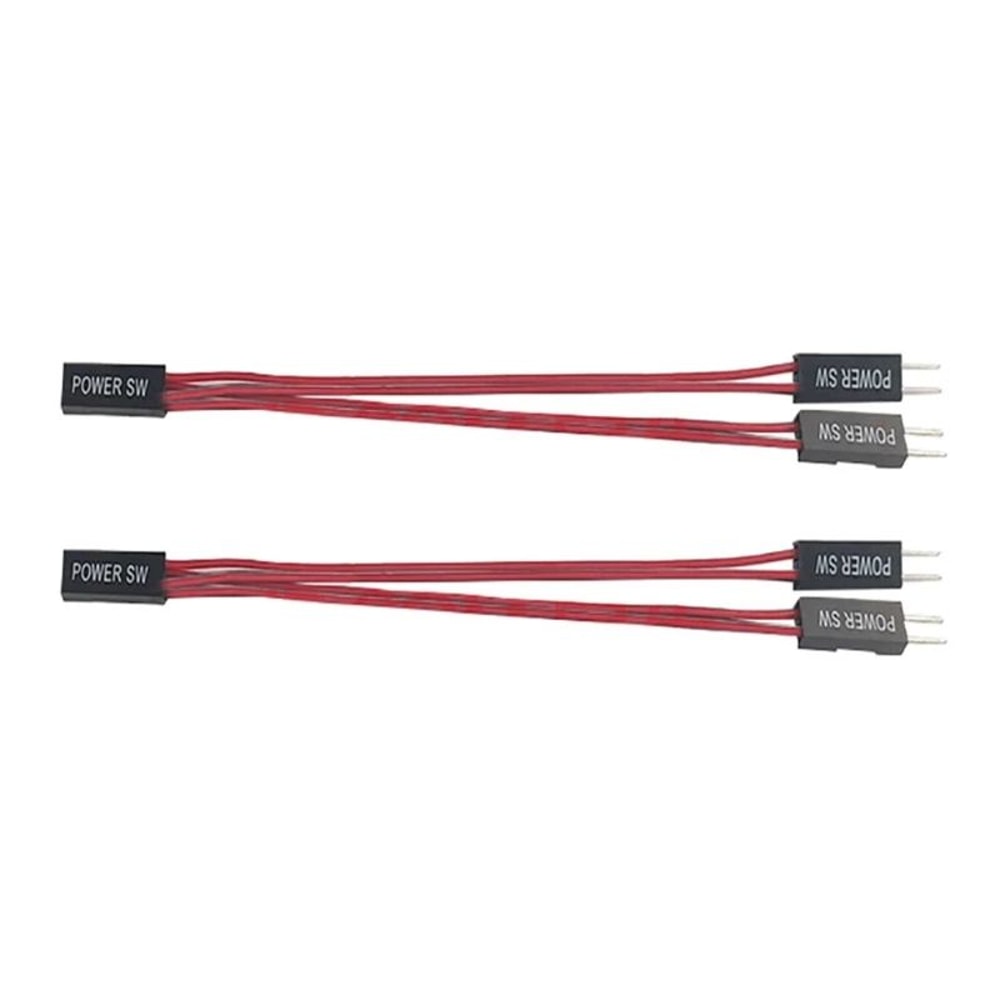 Universal Desktop PC Power Button Switch With Extension Cable Easy External PC Power Control 7