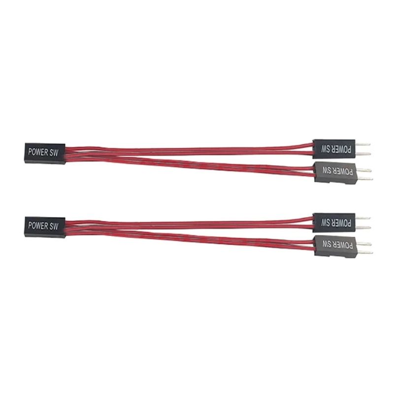 Universal Desktop PC Power Button Switch With Extension Cable Easy External PC Power Control 7