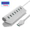7Port Aluminum USB 30 Hub HighSpeed 5Gbps MultiPort Splitter For Laptop And PC 6