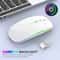 Rechargeable Dual Mode Silent Wireless Mouse With LED Backlight Slim Wireless Mouse For PC Laptop 1