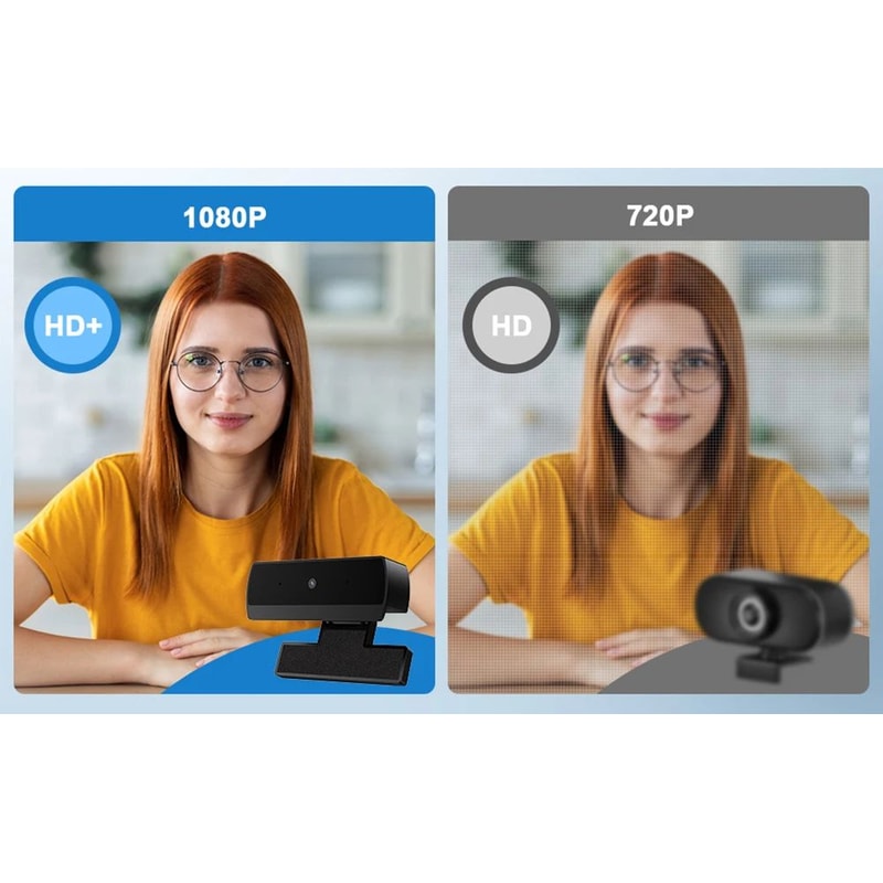 Full HD 1080P Autofocus Webcam With Microphone USB 1080P Webcam For PC Laptop Live Streaming 2