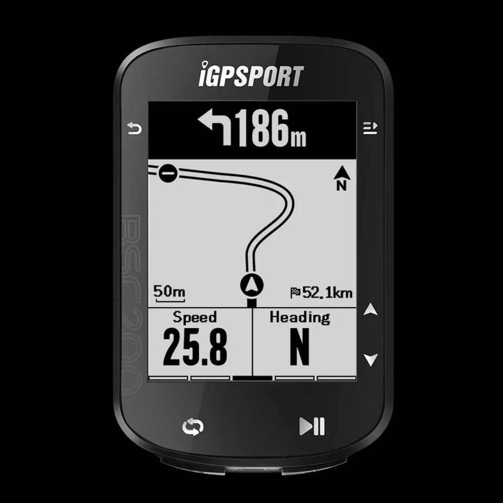 IGPSPORT BSC200 Advanced GPS Bike Computer With Route Navigation ANT Bluetooth Connectivity 3