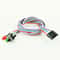 Desktop PC Front Panel Power Reset Switch Cable With LED Universal PC Power Switch Cable For Moth 2