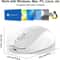ComfortFlow Dual Mode Ergonomic Wireless Mouse With Bluetooth 24GHz USB Receiver For Laptop PC 1