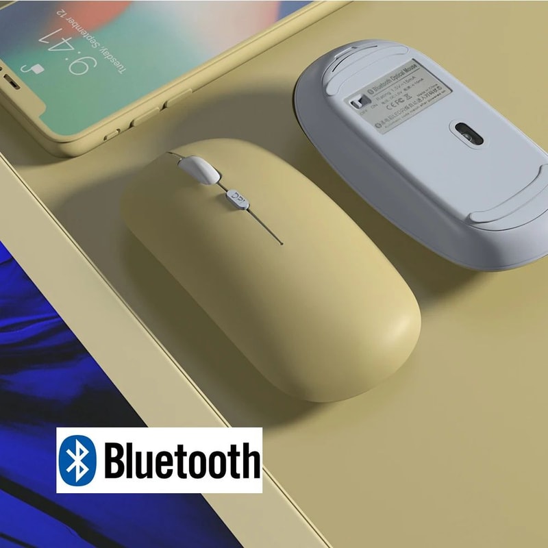 UltraSlim Bluetooth Wireless Mouse For IPad Android Windows Tablets 0