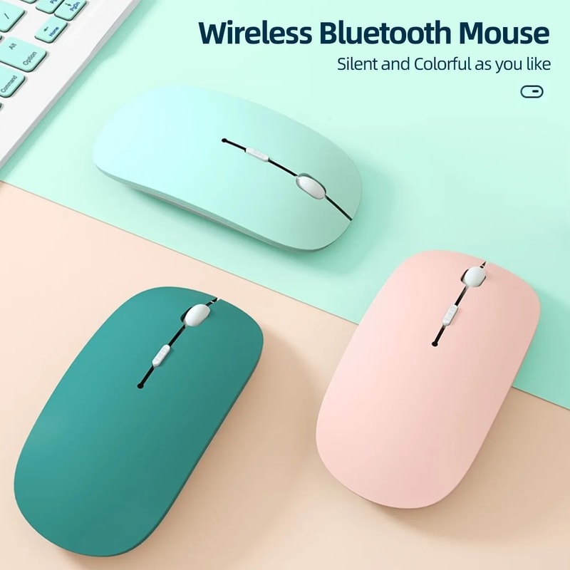 UltraSlim Bluetooth Wireless Mouse For IPad Android Windows Tablets 1