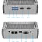 XCY Fanless Industrial Mini PC With Intel I7 Dual LAN RS232 8