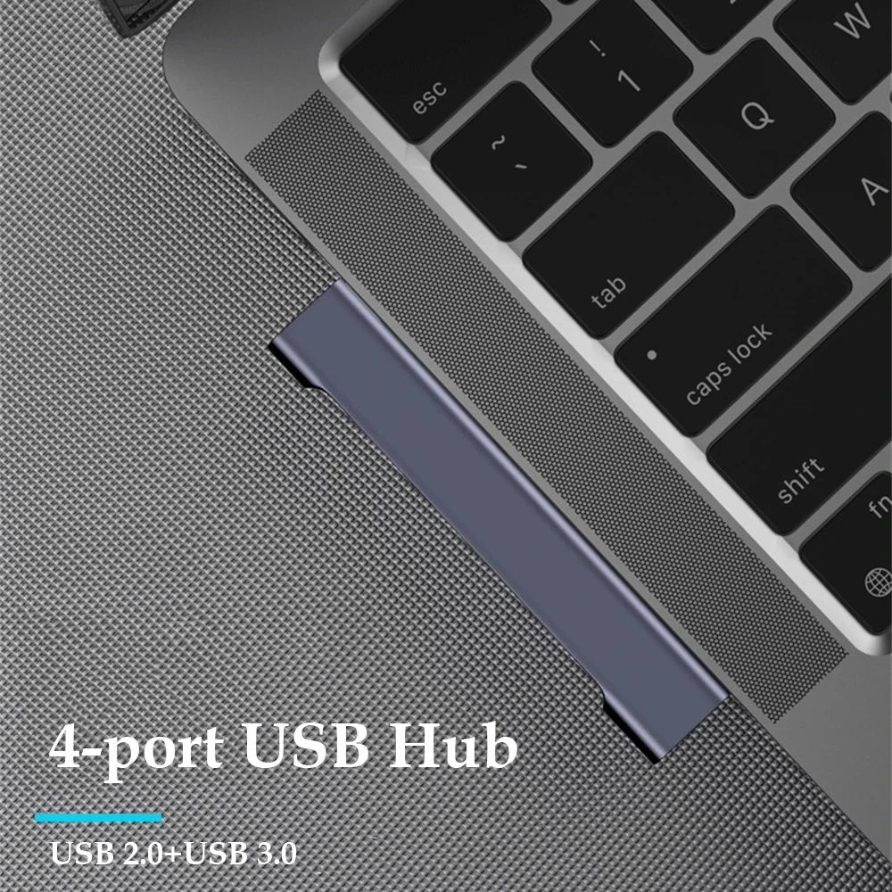 4Port USB 30 Hub Type C Splitter With 5Gbps HighSpeed Data Transfer 2