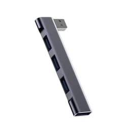 4-port usb 3.0 hub type-c splitter – 5gbps high-speed multiport adapter for pc & laptop