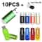 10Pack Color USB Flash Drive 20 Customizable Mini USB Memory Stick Set 4GB128GB 0