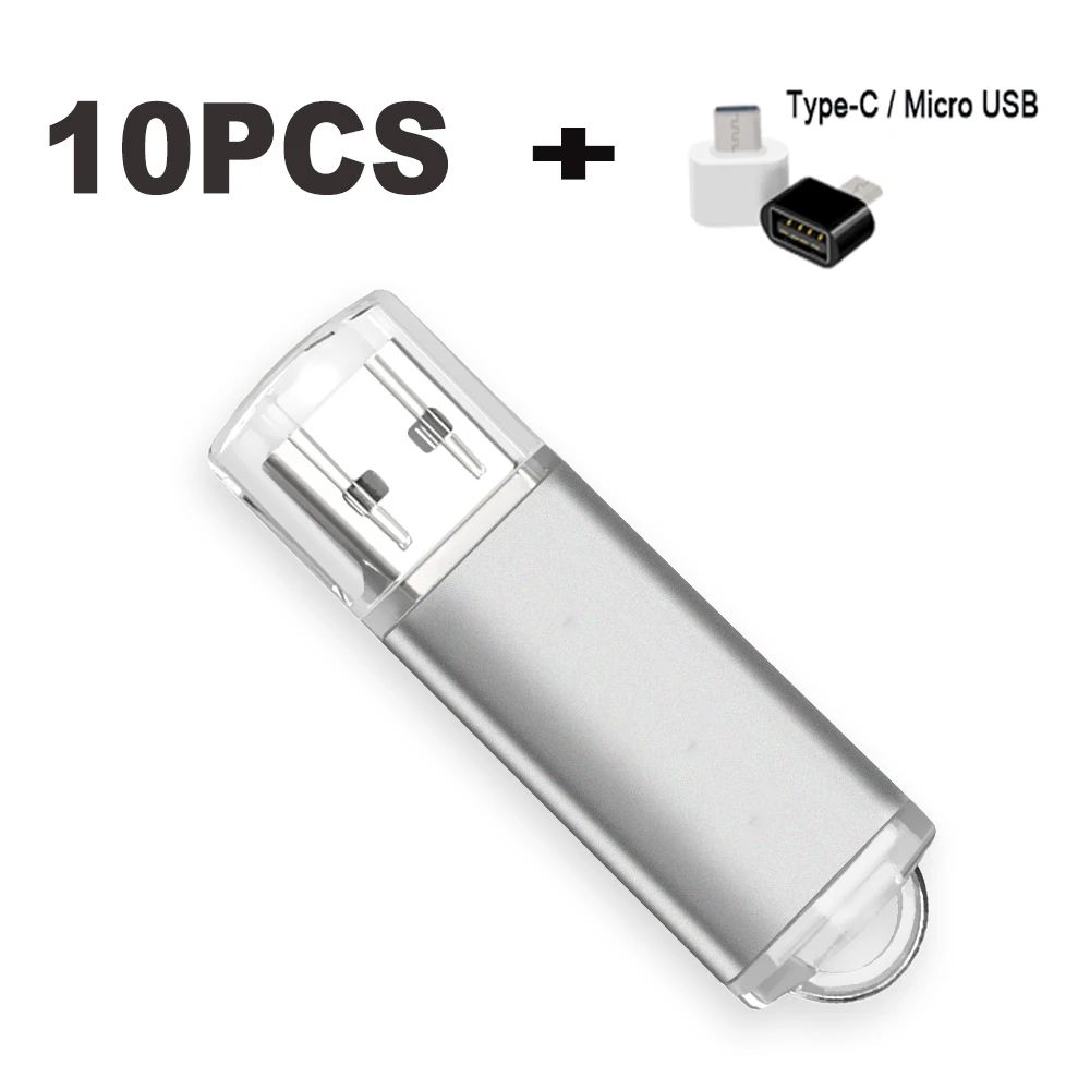 10Pack Color USB Flash Drive 20 Customizable Mini USB Memory Stick Set 4GB128GB 19