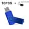 10Pack Color USB Flash Drive 20 Customizable Mini USB Memory Stick Set 4GB128GB 7