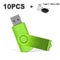 10Pack Color USB Flash Drive 20 Customizable Mini USB Memory Stick Set 4GB128GB 12
