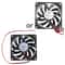 HighEfficiency 12V 80x80x10mm PC Cooling Fan Ultra Slim Case CPU Fan 0
